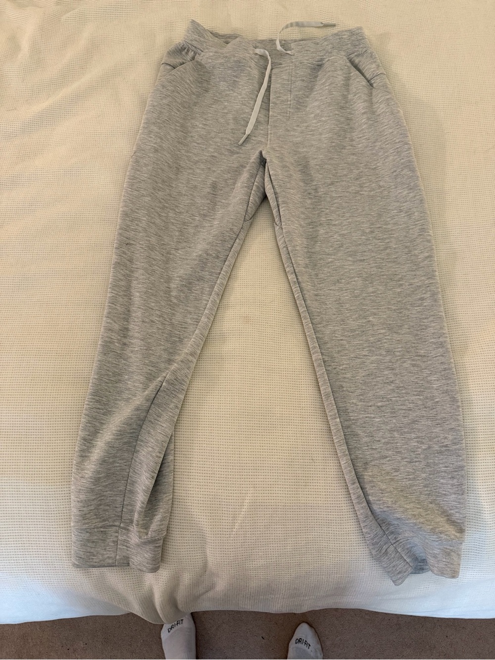 Lululemon Smooth Spacer Jogger Men’s Medium Heathered Light Grey LM5B78S